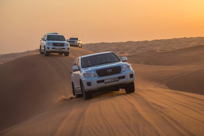 Dubai Red Dunes Desert Safari : Sandboarding, BBQ & Live Shows - Air-Conditioned Pickup From Dubai to Lahbab