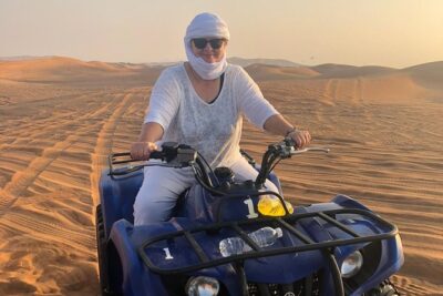 Dubai: Unique MORNING Quad Bike Red Dunes Safari - The Highest Dune Stop: Where the Photos and Views Make Sense