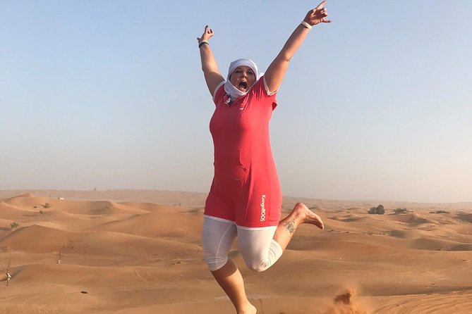Dubai: Unique SUNSET 4WD Red Dunes Safari - Camel ride: the slow-motion break you’ll actually appreciate