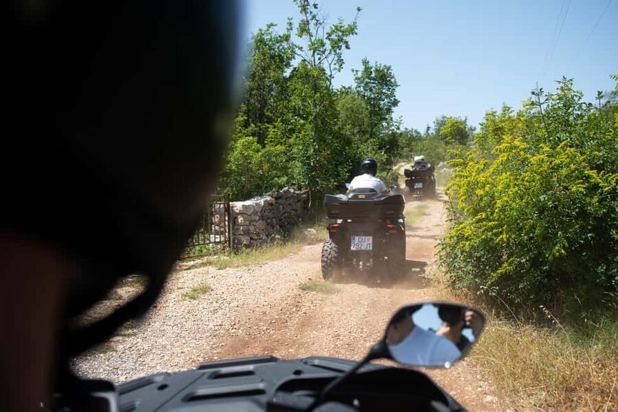Dubrovnik: 2 Hour Countryside ATV/Quad Safari with pickup - Getting geared up: helmets, safety brief, and first-time riding comfort