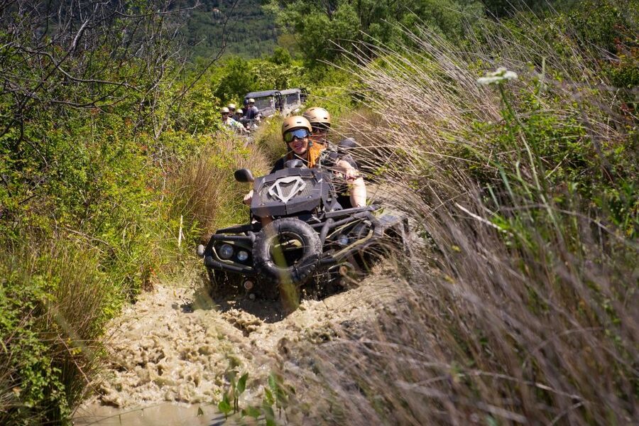 Dubrovnik: Kojan Koral ATV Quad Safari with transport - Čilipi break: village time plus optional culture at Konavle Country House