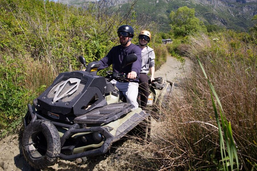 Dubrovnik: Kojan Koral ATV Quad Safari with transport - Wine, fruit snacks, and how the pacing actually feels
