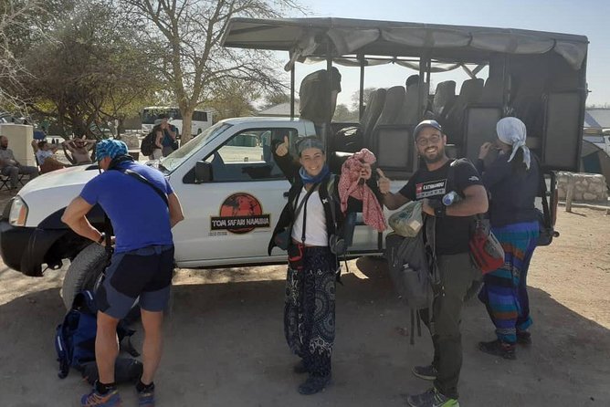 ETOSHA PARK SAFARI with local guides in 9-seater 4x4s - The 9-seat 4x4 setup that actually helps you see wildlife