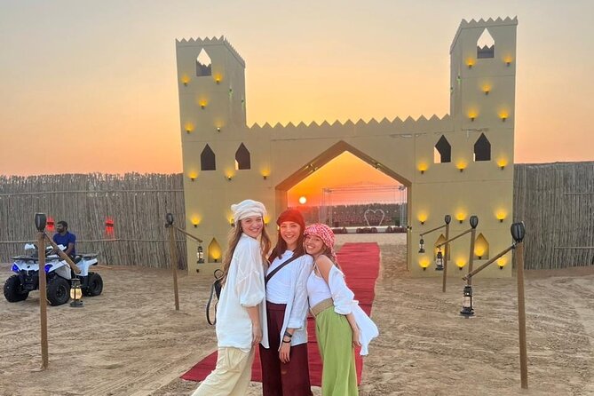 Evening Desert Safari Abu Dhabi - Sunset Moments: Top-Dune Photo and a Camel Ride You’ll Remember