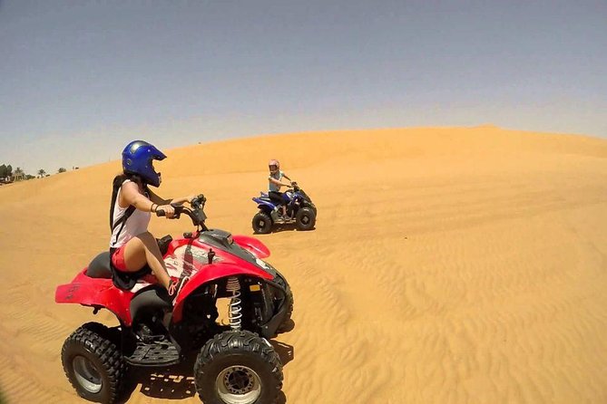 Evening Desert Safari BBQ Dinner With Quad Bike & Sand boarding - 4x4 Pickup From Anywhere in Dubai: Your First Checkpoint
