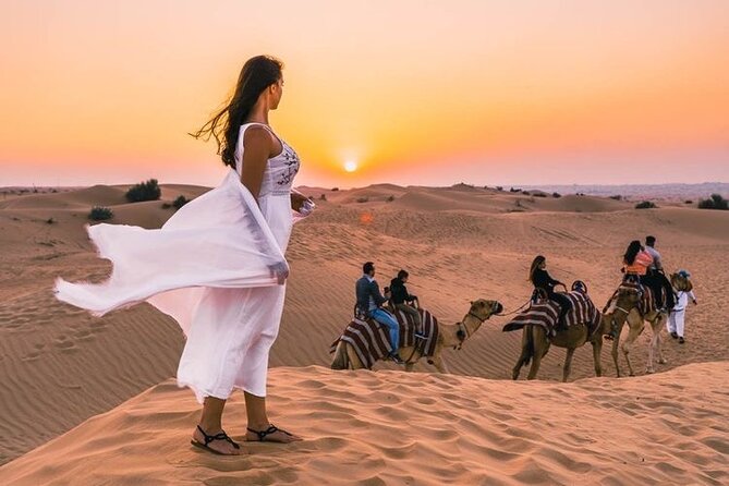 Evening Desert Safari & BBQ With Live Shows,Camel Ride,Falcon pic - Step One: Pickup and the Drive Into the Desert (Dubai Start)