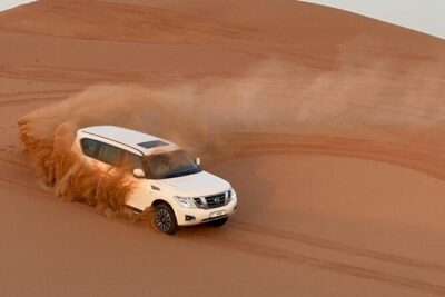 Evening Desert Safari Camel Ride Live Shows Shisha Dinner - 4x4 Pickup And The 30-Minute Dune Bashing Moment