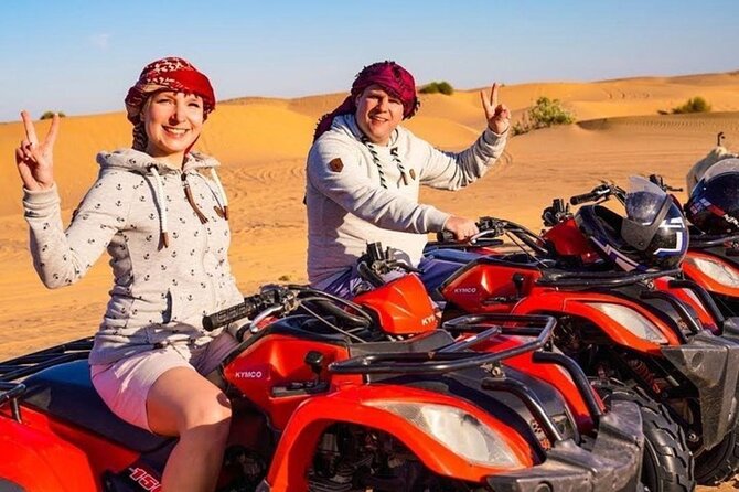 Evening Desert Safari from Dubai with Quad Bike Ride - Lahbab red dunes and why this evening works