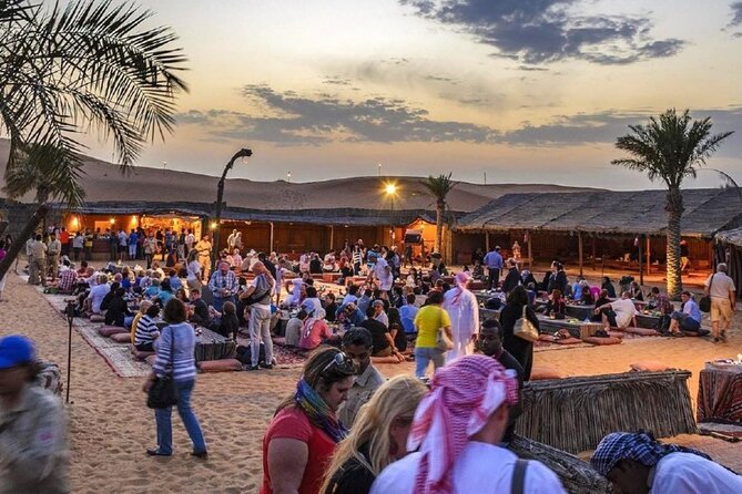 Evening Desert Safari Tour With Dinner & Entertainment - Campsite Activities: Camels, Sandboarding, and Henna