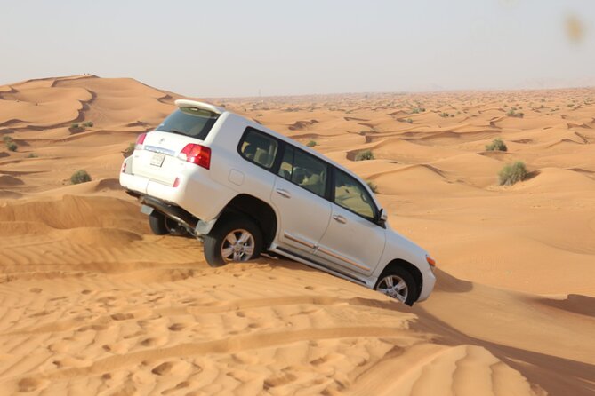 Evening Desert Safari Tour With Dinner & Entertainment - Hotel Pickup and Shared 4x4 Transport: What to Expect