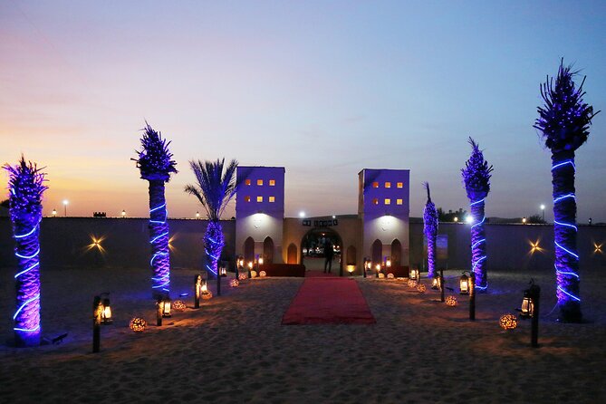 Evening Desert Safari with Bbq Dinner and Entertainment - Camp arrival: Arabic coffee, tents, and the pace shift
