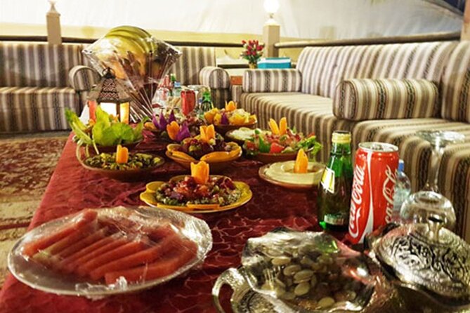 Evening desert safari with camel ride and BBQ dinner - From Hotel Pickup to Lahbab: AC Comfort and the Real Timing