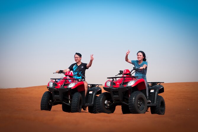 Evening Quad Bike, Desert Safari in Dubai , BBQ Dinner and Shows - Dune Bashing in a Toyota: The Roller-Coaster Part