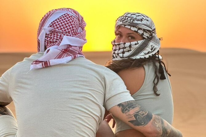 Exclusive Desert Safari Camel Ride Sandboard & Buffet BBQ Dinner - Safety and comfort: what matters on dune bashing days