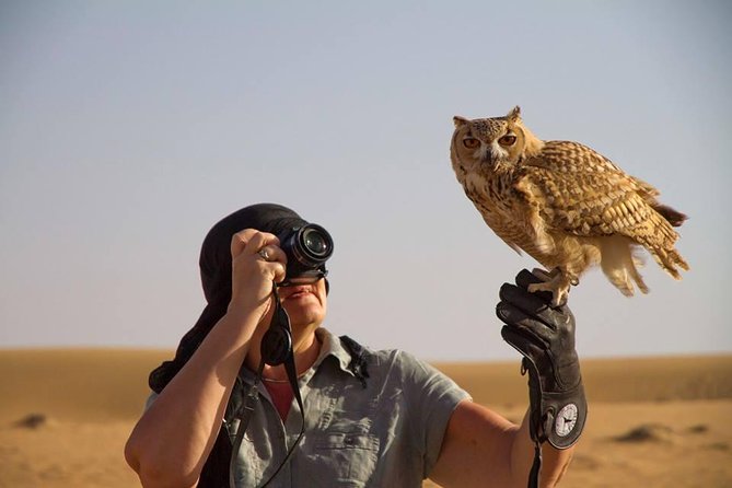 Falcon 1—Private Dubai Falconry Safari - Dubai Desert Conservation Reserve Wildlife Drive: More Than Just Sand