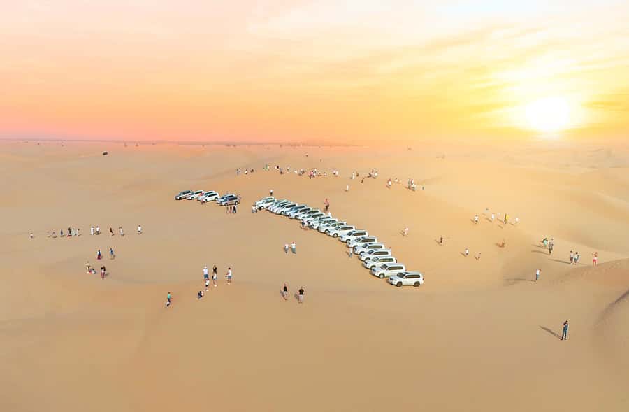 From Abu Dhabi: Dune Bashing Desert Safari - Dune bashing around Abu Dhabi: the fast part, done safely