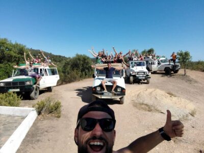 From Albufeira: Half-Day Algarve Jeep Safari - 4WD off-road driving: fun motion, real-road conditions