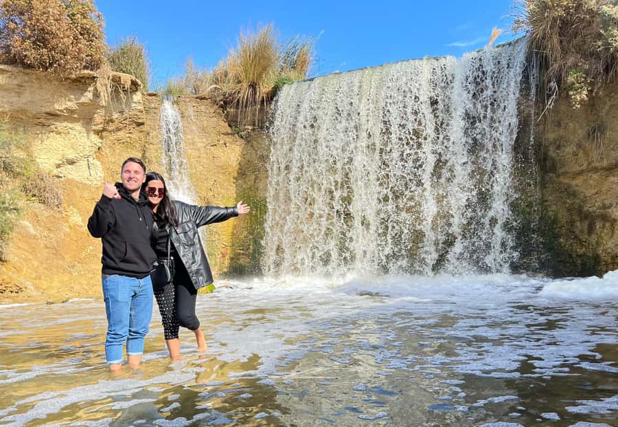 From Cairo: Desert Safari, Camel Ride, Magic Lake, & Lunch - Wadi El Rayan waterfall stop: where the desert slows down