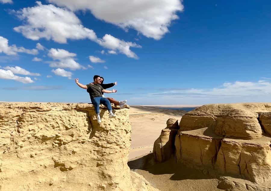 From Cairo: Desert Safari, Camel Ride, Magic Lake, & Lunch - Magic Lake and its color shift: the late-day payoff