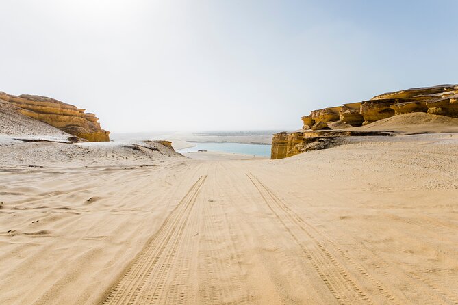 From Cairo: Desert Safari, Waterfalls, Sand boarding and Camel ride with Lunch - Wadi El Rayan Waterfalls: The Desert Surprise Stop