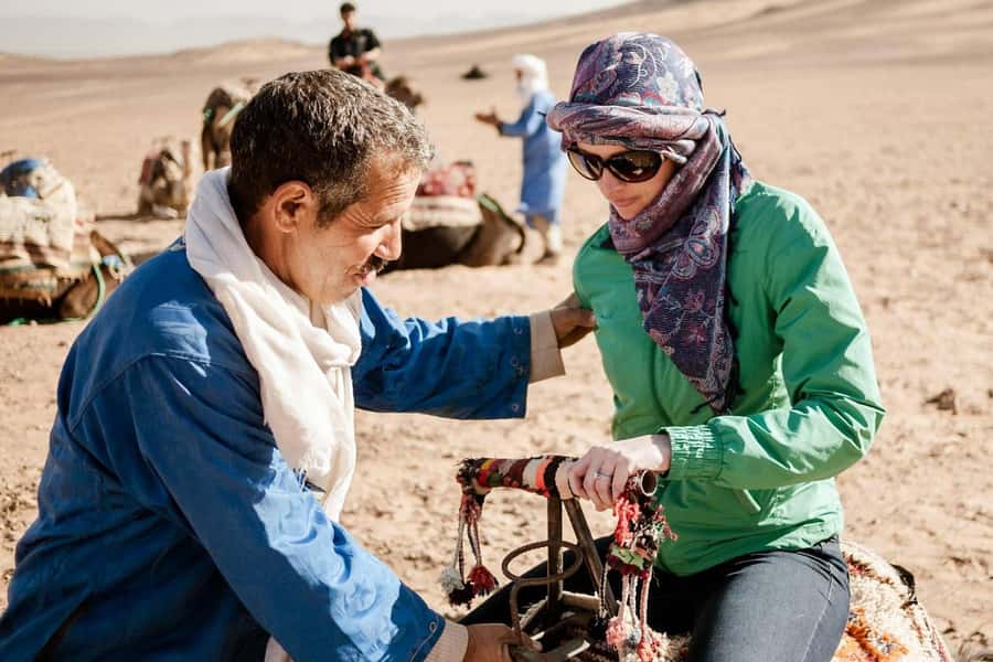 From Marrakech: Zagora 2-Day Desert Safari with Food & Camp - Your Berber desert camp: private tent, showers, and real night sky