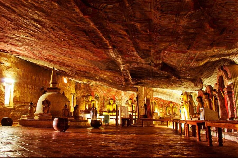 From Negombo: Sigiriya and Dambulla Day Trip and Safari - Lunch after the climb, then choose your nature option