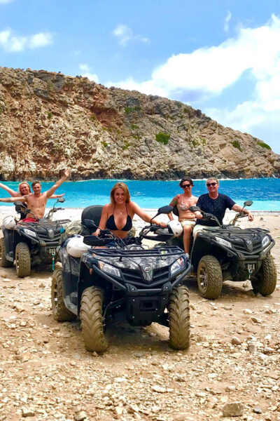 From Platanias: Quad safari with Hotel transfer - Price and what you actually get for about $77