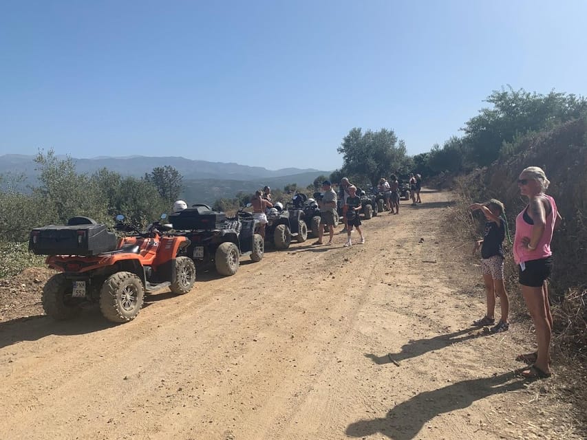 From Platanias: Quad safari with Hotel transfer - Reliability and weather reality checks