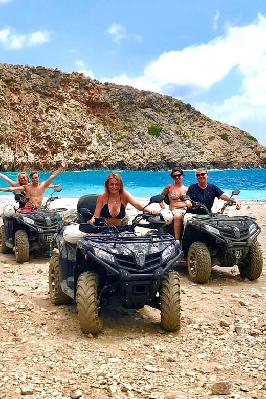 From Platanias: Quad safari with Hotel transfer - Price and what you actually get for about $77