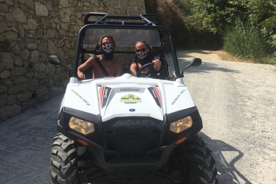 From Rethymno: Half-Day Off-Road Buggy Safari - First you meet in Rethymno, then the safety briefing starts