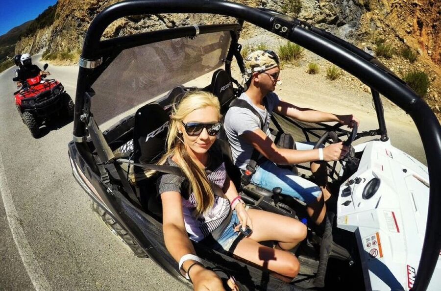 From Rethymno: Half-Day Off-Road Buggy Safari - Gidospito kafeneion stop with Lake Potami views