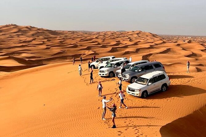 Full-Day Dubai Desert Safari Tour - Car Prep, Dune Bashing, and Optional Quad/Busyness