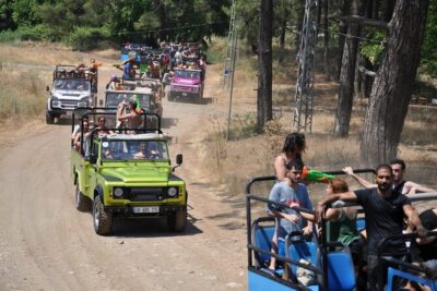 Full-Day Jeep Safari From Marmaris - Kizkumu walk-on-water: the underwater-wall experience
