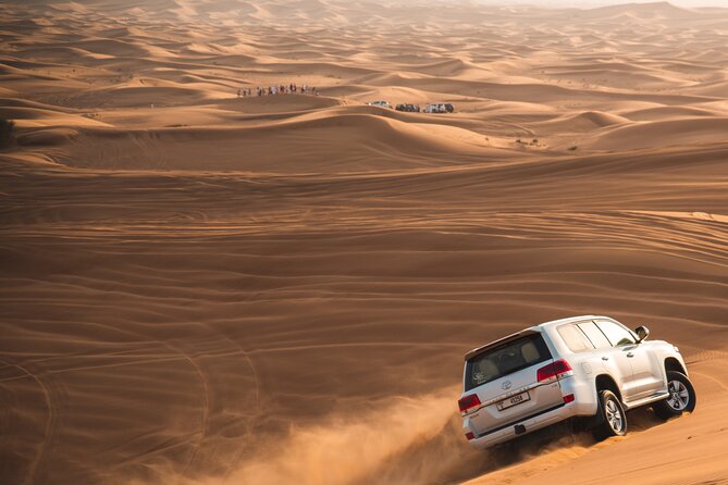Full Day Safari Grand Adventures with Dune Bash on 4X4 in Dubai - What You’re Really Paying For: 4x4, camp dinner, and multiple shows