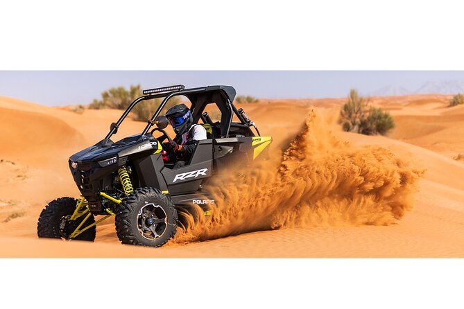 Full Day Safari Grand Adventures with Dune Bash on 4X4 in Dubai - Desert Safari Afridi Camp Stop 1: camel ride and sandboarding (with limits)