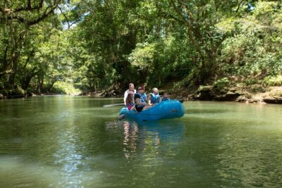 Full Day Tour with Safari Float, Waterfall and Volcano Hike - La Fortuna Waterfall: The 500 Steps Down, Then the Swim