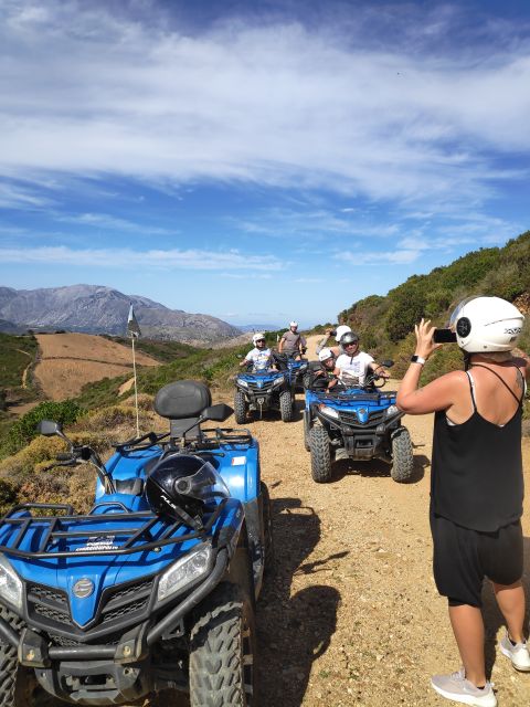 Georgioupolis Quad ATV Safari - Your start in Georgioupolis: transfers, helmets, and the practice run