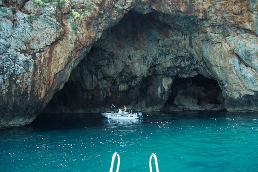 Georgioupolis: Rent a Boat Safari Sea Tour - The Omprogialos Swim Time: The Part Your Body Will Thank You For