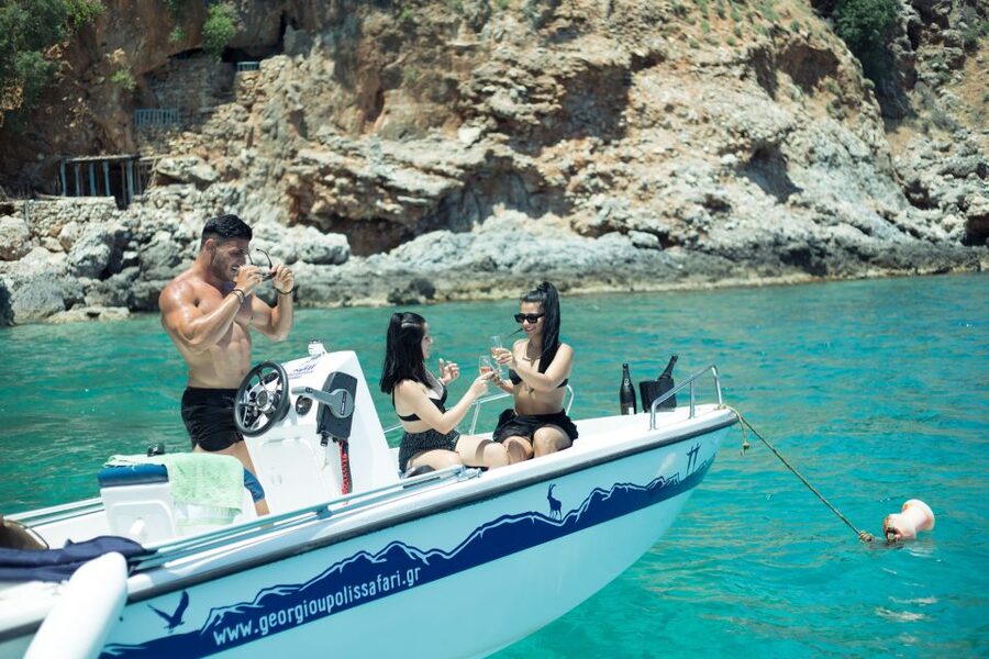 Georgioupolis: Rent a Boat Safari Sea Tour - Snorkeling and Sea Life: What You Can Look For