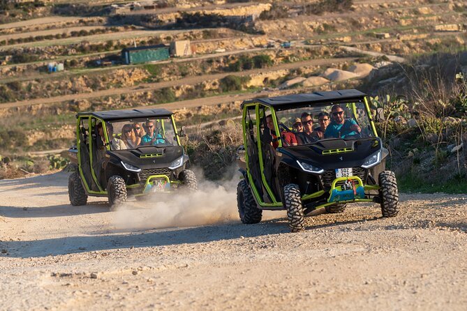 GOZO & Blue Lagoon Jeep Sunset Safari (Comino cave tour) - Xlendi: seaside cliffs, tower views, and a quick breather