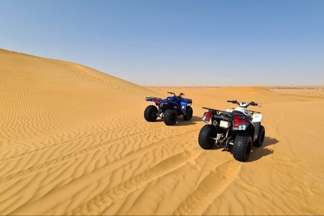 Guided Desert Safari with Dinner and Quad Biking in Dubai - Lahbab 4x4 dune bashing: thrilling, bumpy, and very real