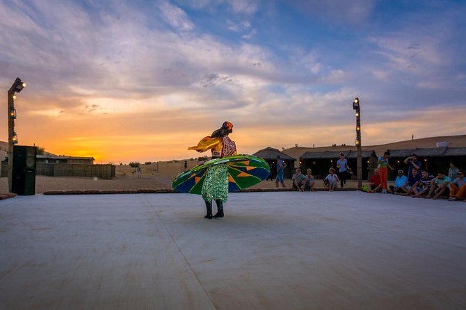 Half-Day Dubai Desert Safari With 7 Live Shows and BBQ Dinner - Transitioning From Action to the Bedouin Camp