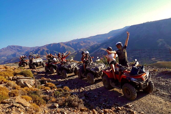 Half-Day Rethymno Quad Safari - Stop 1: Potami Dam Lake coffee and a breather by the water