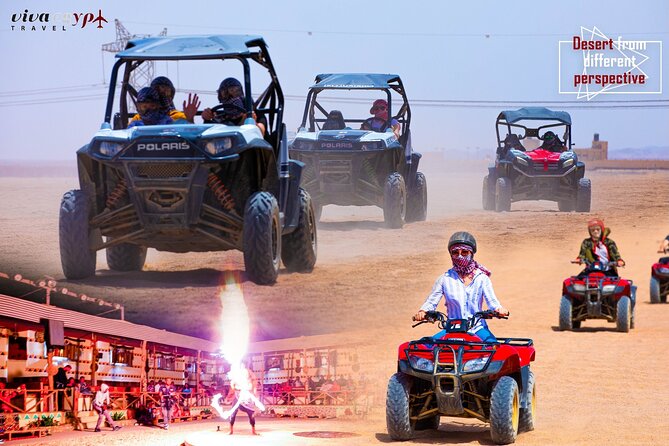 Hurghada Adrenaline Safari: ATV, Buggy, Camel, Dinner & Show - Dinner and Show in Hurghada: BBQ, Fire, Tanura, and Belly Dance