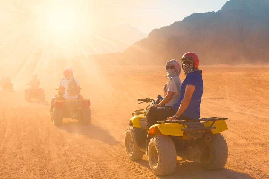 Hurghada: ATV Quad, Jeep and Buggy Safari with BBQ Dinner - Quad/ATV safari: adrenaline with a test drive