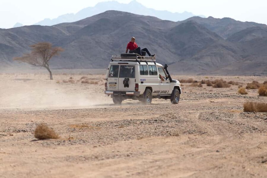 Hurghada: ATV Quad, Jeep and Buggy Safari with BBQ Dinner - Bedouin camp stop: tea, flatbread, and a taste of daily life