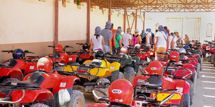 Hurghada: ATV Safari Tour with Camel Ride - The safety briefing and test ride: where the fun stays under control