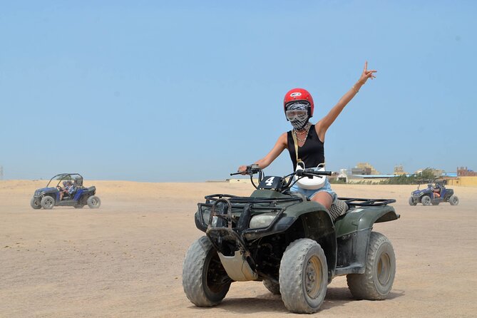 Hurghada Desert Safari on Quad Bikes With Camel for 3 Hours - Quad Bike Riding: How the Desert Turns Into a Theme Park