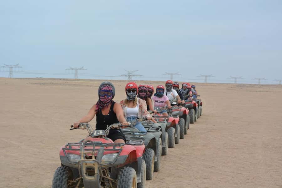 Hurghada: Quad and Buggy Safari with Dinner and Show - The show: oriental program, fire act, and belly dance
