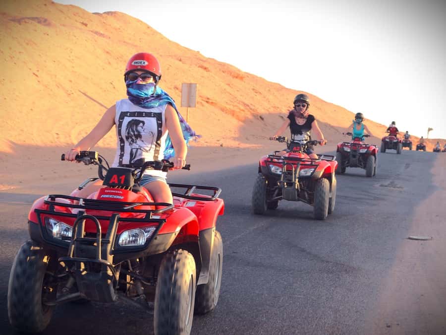 Hurghada: Quad Bike, Sea, Camel, Safari, Stargazing & Dinner - Pickup and Transfer Times: Plan Your Day Around the Drive